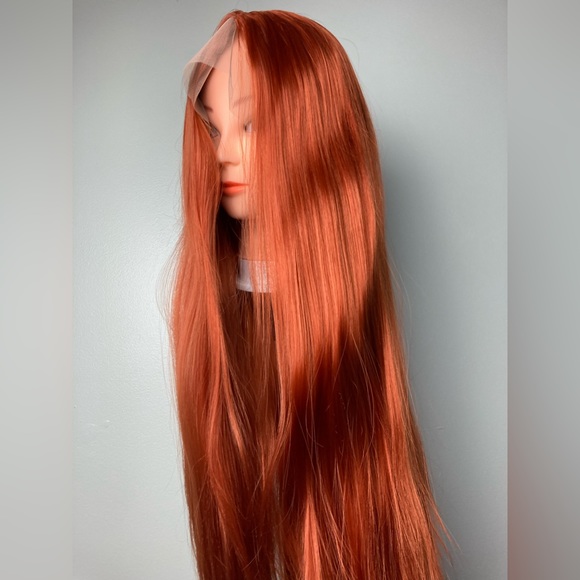 Ginger Auburn Lace Front Wig - Picture 8 of 9